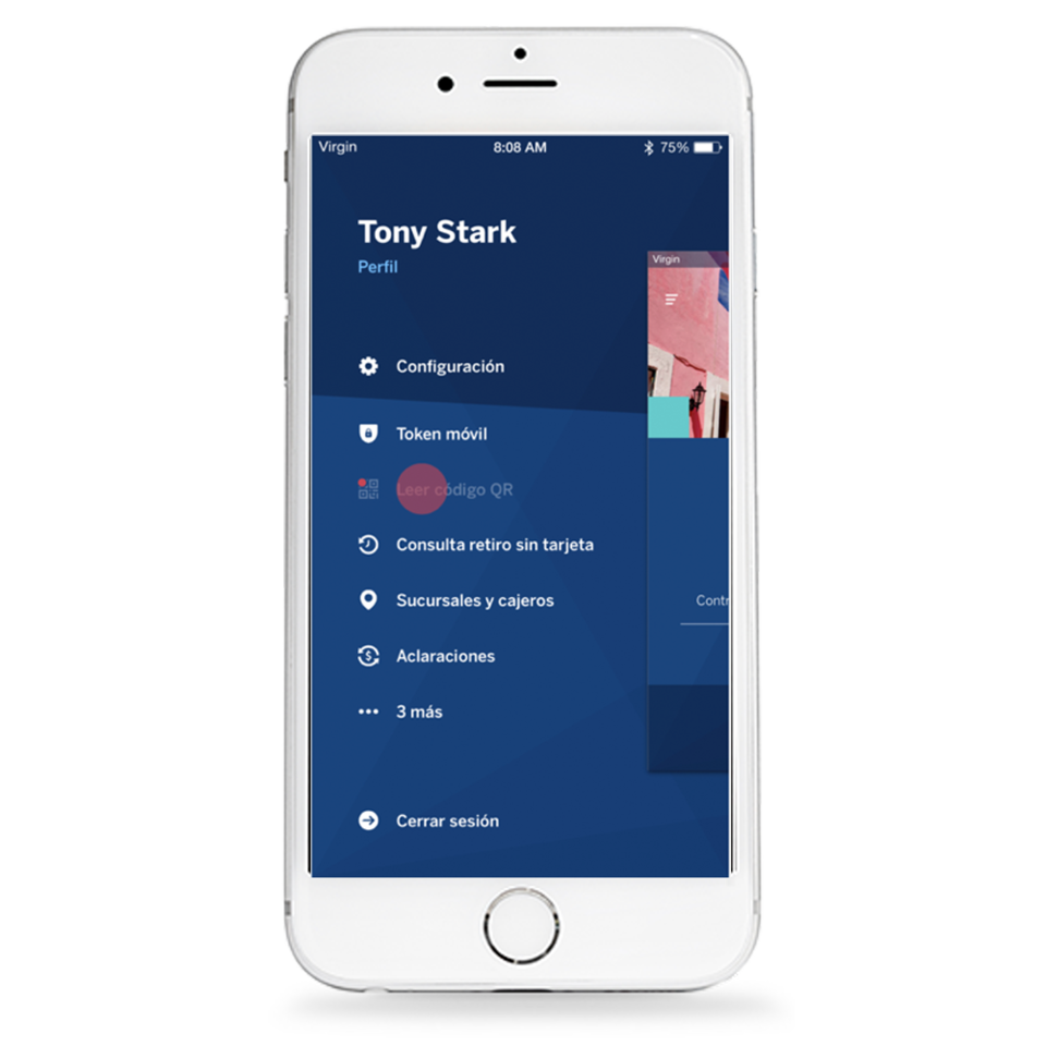 Pantalla captura de importe, crear código qr