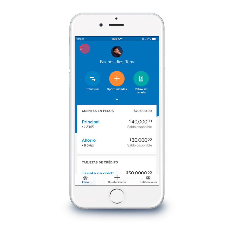 pantalla principal glomo