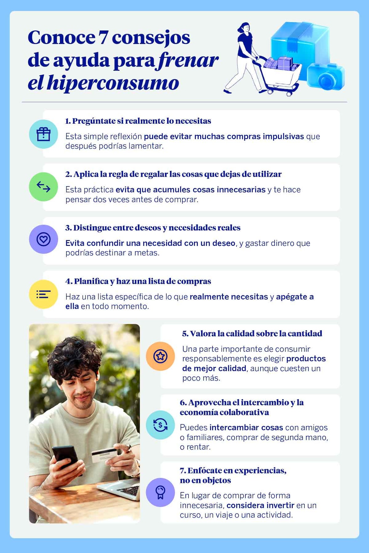 Consejos para frenar el hiperconsumo