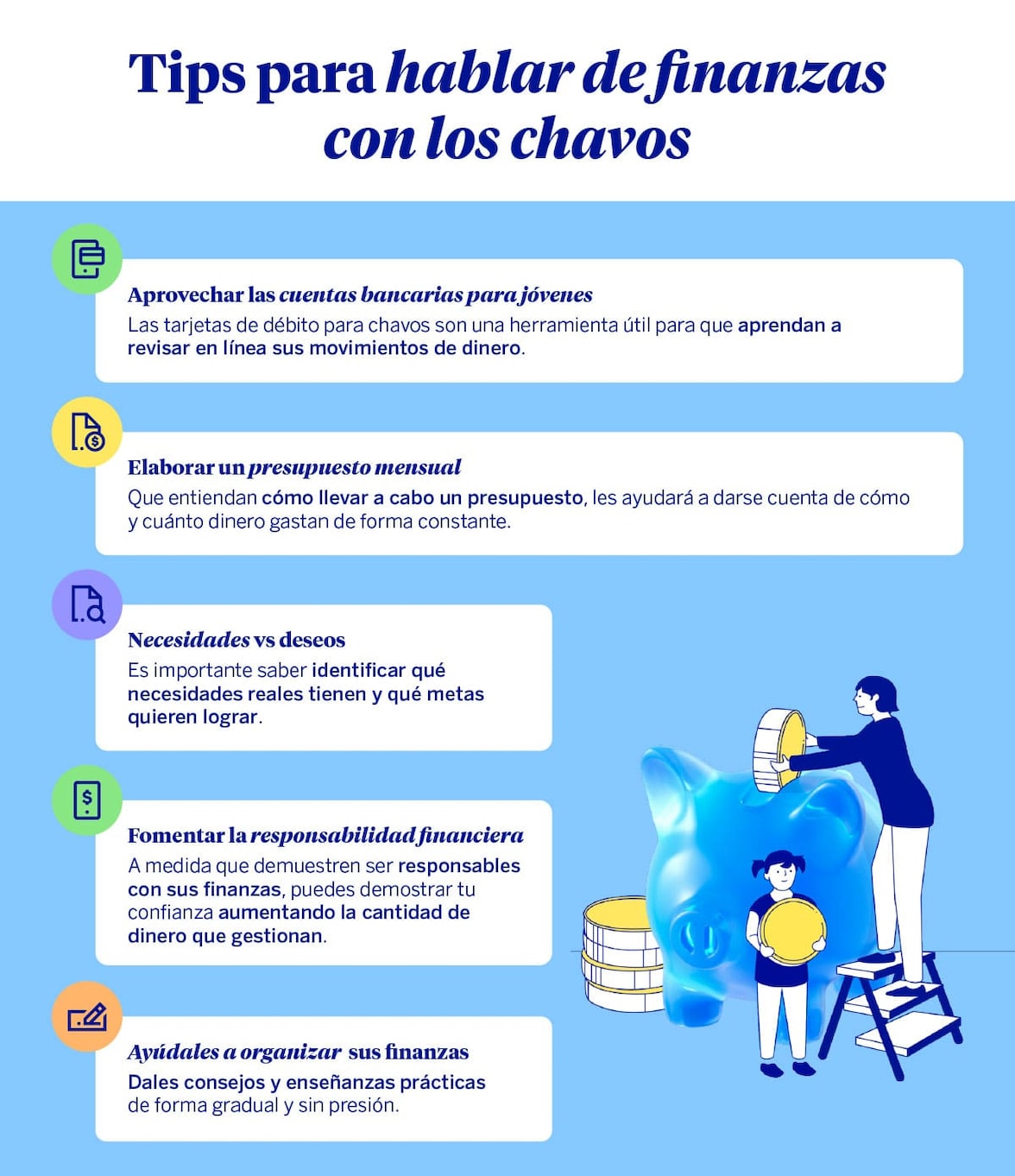 Tips para hablar de finanzas