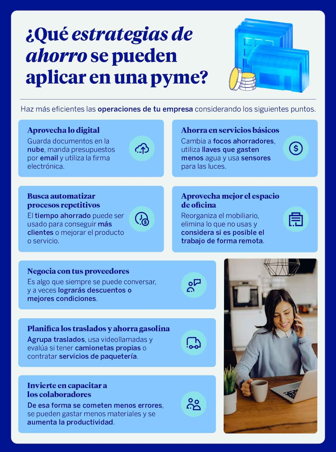 Estrategias de ahorro para una pyme
