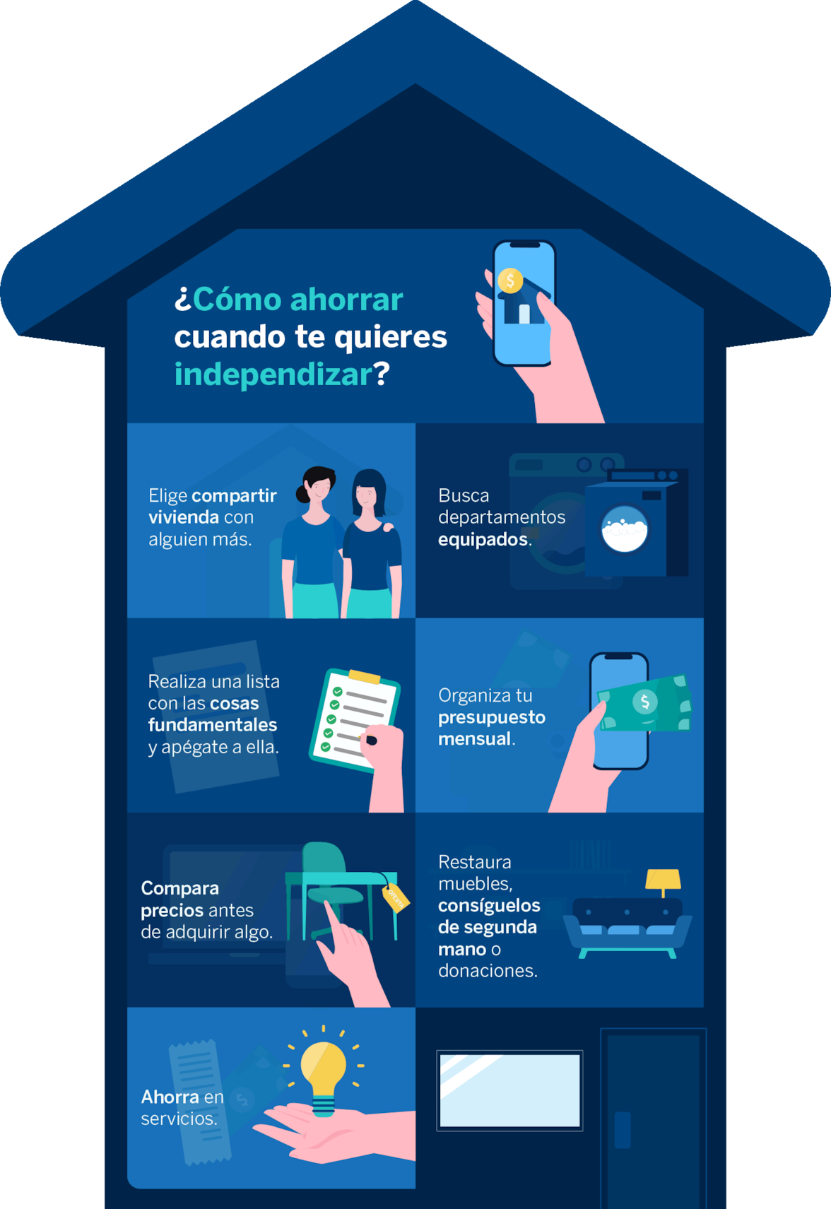 ¿Cómo ahorrar cuando te quieres independizar?