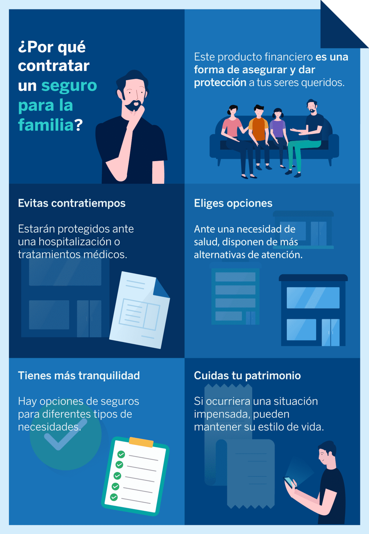 Por qué contratar un seguro para la familia