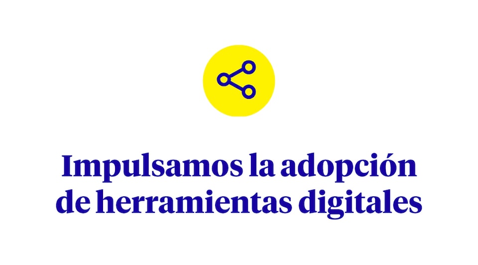 Impulsamos la adopción de herramientas digitales