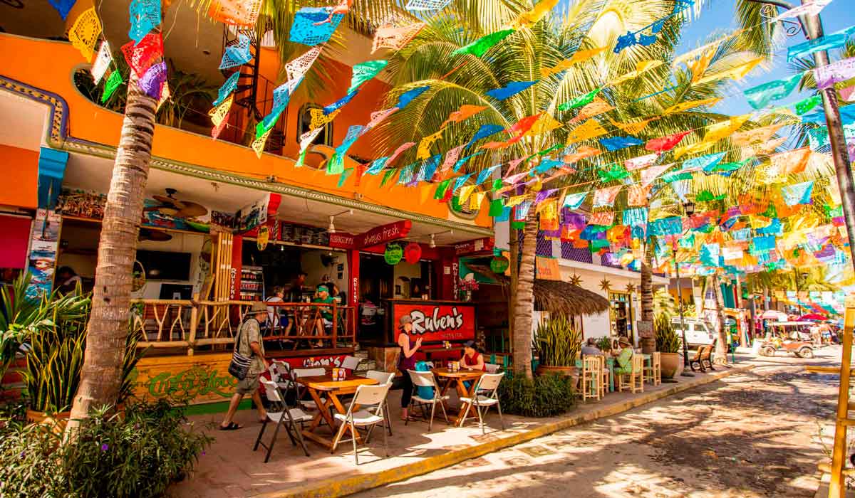 Calles coloridas de Sayulita