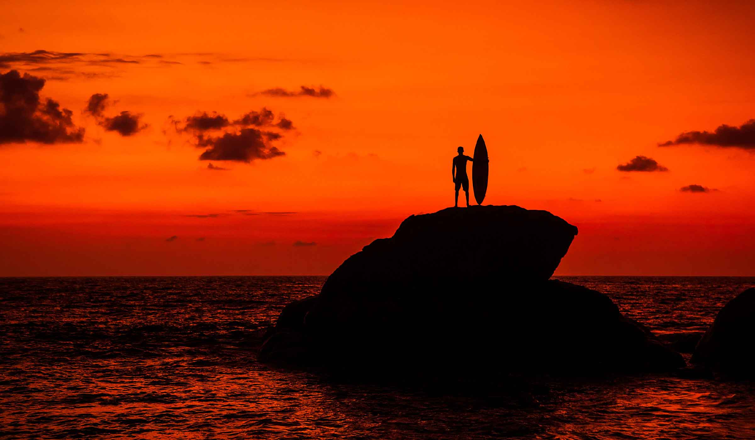 Surf al Atardecer