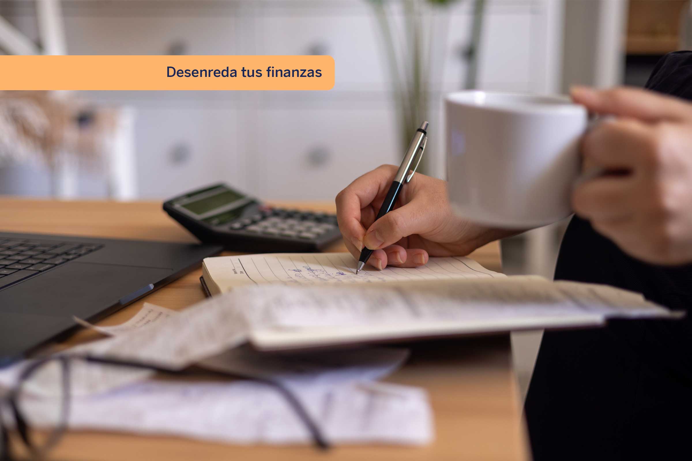 Emprendedor revisando documentos