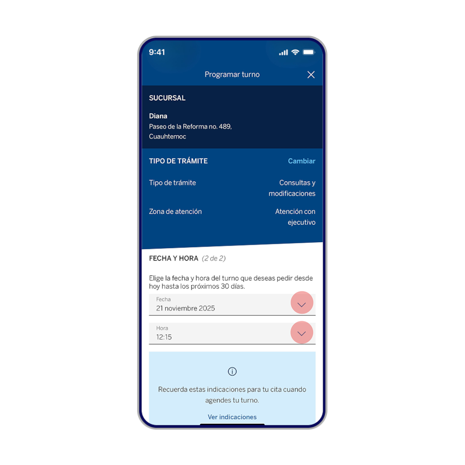 selecciona fecha y hr 